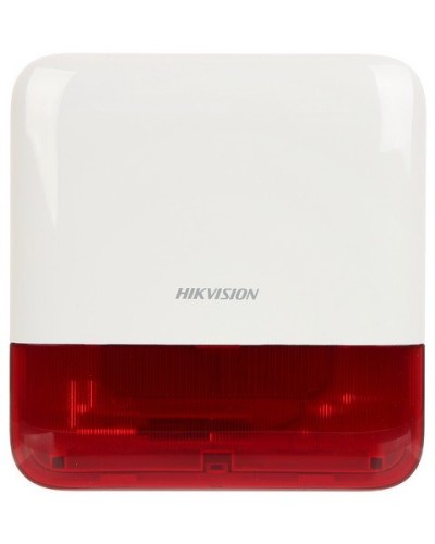 DS-PS1-E-WE Red Indicator. Оповещатель свето-звуковой радиоканальный уличный. AX PRO Hikvision в Смоленске