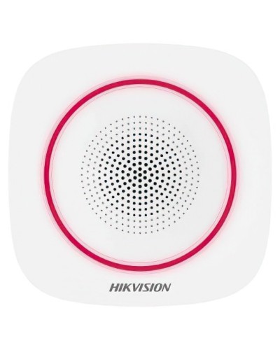 DS-PS1-II-WE(RU) Red Indicator. Оповещатель свето-звуковой радиоканальный. AX PRO Hikvision в Смоленске