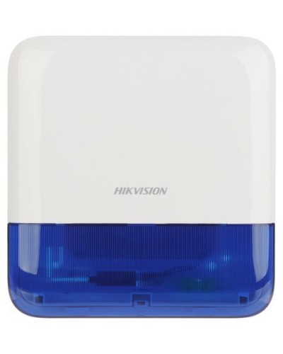 DS-PS1-E-WE Blue Indicator. Оповещатель свето-звуковой радиоканальный уличный. AX PRO Hikvision в Смоленске