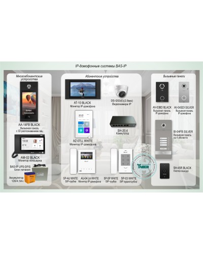 ДМФ-004. IP-домофонные системы BAS-IP. BAS-IP в Смоленске