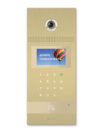 AA-12FB GOLD. Вызывная панель подъездного IP-домофона. BAS-IP в Смоленске