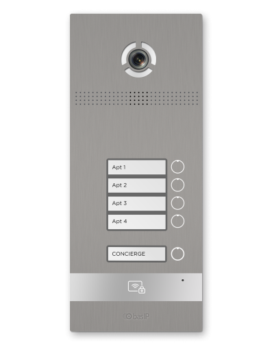 BI-04FB SILVER. Вызывная панель IP-домофона. BAS-IP в Смоленске