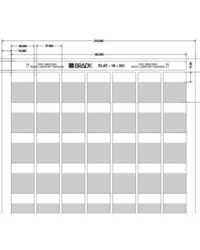 ELAT-18-361-2.5 (уп. 2500 шт.): Этикетка в Смоленске