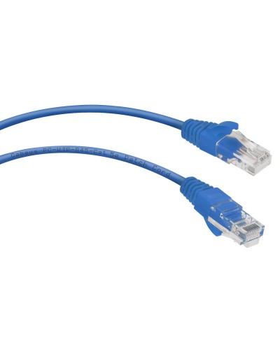PC-UTP-RJ45-Cat.5e-0.3m-BL (7662c), синий. Патч-корд медный. CABEUS в Смоленске