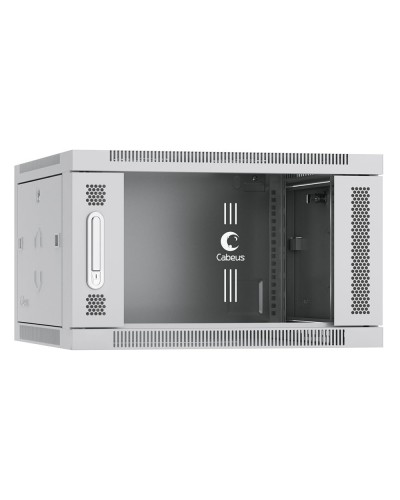 SH-05F-6U60/45 (7058c). Шкаф телекоммуникационный 19 настенный 6U. CABEUS в Смоленске