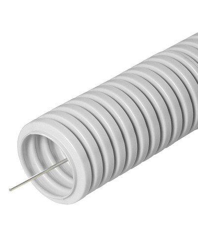 FCPL-20-PVC-100-1-GY (11228c): Труба гофрированная гибкая, лёгкая с протяжкой в Смоленске