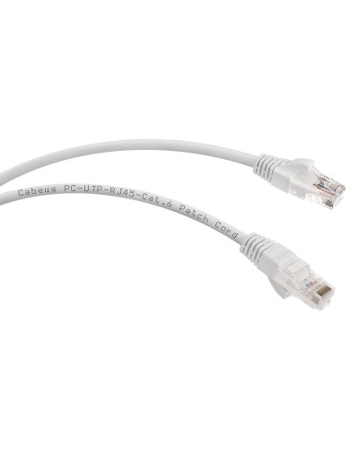 PC-UTP-RJ45-Cat.6-3m (7269c), серый. Патч-корд медный. CABEUS в Смоленске