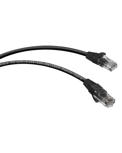 PC-UTP-RJ45-Cat.5e-5m-BK-LSZH (9541c), чёрный. Патч-корд медный. CABEUS в Смоленске