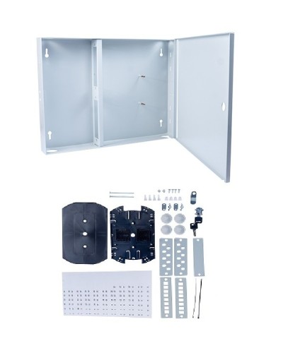 FO-WL-16-SC/2LC/FC/ST-FP-K (12302c). Бокс оптический настенный. CABEUS в Смоленске