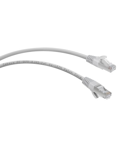 PC-SSTP-RJ45-Cat.6a-1m-LSZH (7901c), серый. Патч-корд медный. CABEUS в Смоленске