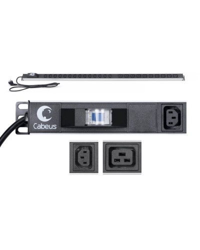 PDU-16-14C13-10C19-B-C14 (9553c). Блок розеток. CABEUS в Смоленске