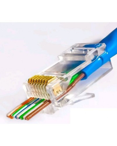 8P8C-C6-FC (100 шт) (10795c). Разъем RJ-45. CABEUS в Смоленске