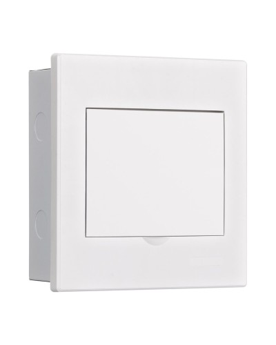 Корпус ЩРВ-М 6 модулей IP41 встраиваемый белая дверь (31101DEK). Корпус пластиковый. DEKraft в Смоленске