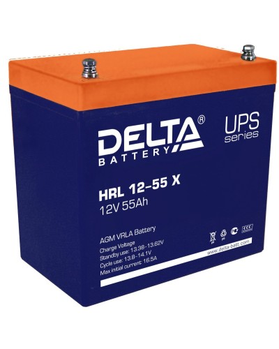 Delta HRL 12-55 X. Аккумулятор герметичный свинцово-кислотный. Delta в Смоленске