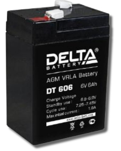 Delta DT 606. Аккумулятор герметичный свинцово-кислотный. Delta в Смоленске