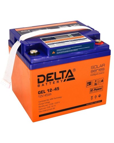 Delta GEL 12-45. Аккумулятор герметичный свинцово-кислотный. Delta в Смоленске