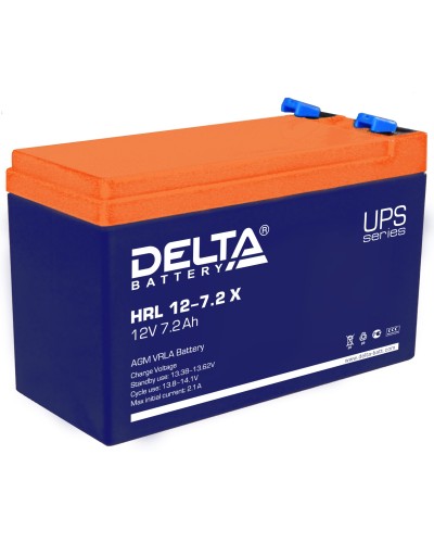 Delta HRL 12-7.2 X. Аккумулятор герметичный свинцово-кислотный. Delta в Смоленске
