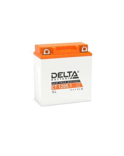 Delta CT 1205.1. Аккумулятор герметичный свинцово-кислотный стартерный. Delta в Смоленске