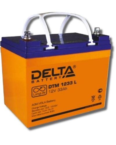 Delta DTM 1233 L. Аккумулятор герметичный свинцово-кислотный. Delta в Смоленске