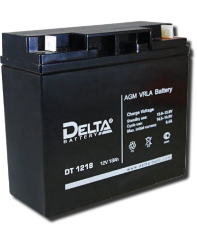 Delta DT 1218. Аккумулятор герметичный свинцово-кислотный. Delta в Смоленске