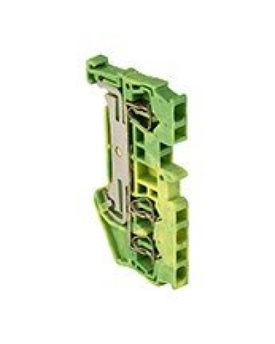 JXB-ST-2.5 3-проводная, земля, желто-зеленная (plc-jxb-st-2.5-3-pen). Колодка клеммная пружинная. EKF в Смоленске