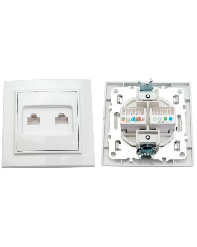 Минск Розетка RJ-45+Phone СП (ERK00-135-10). Розетка RJ-45+Phone СП. EKF в Смоленске
