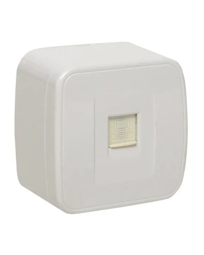 Минск Розетка RJ-45 1-местная ОП 1А (EGK01-035-10). Розетка RJ-45 1-местная ОП 1А. EKF в Смоленске