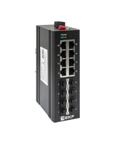 TSX-U-8GX/SFP-8GT. Промышленный неуправляемый коммутатор. EKF в Смоленске