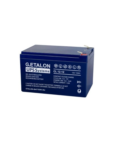 G.ETALON GL 12-12. Аккумулятор герметичный свинцово-кислотный. ETALON в Смоленске