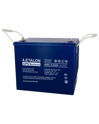 A.ETALON AHRX 12-630W (140). Аккумулятор герметичный свинцово-кислотный. ETALON в Смоленске