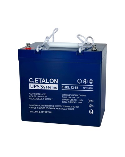 C.ETALON CHRL 12-55. Аккумулятор герметичный свинцово-кислотный. ETALON в Смоленске
