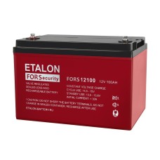 ETALON FORS 12100. Аккумулятор герметичный свинцово-кислотный. ETALON