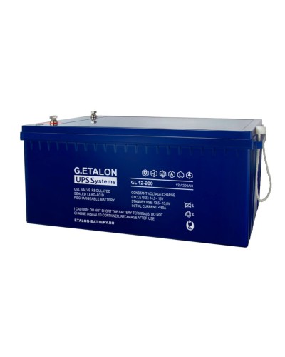 G.ETALON GL 12-200. Аккумулятор герметичный свинцово-кислотный. ETALON в Смоленске