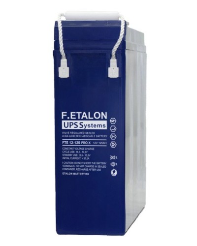 F.ETALON FTE 12-125 PRO X. Аккумулятор герметичный свинцово-кислотный. ETALON в Смоленске
