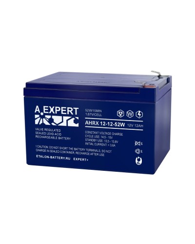 A.EXPERT AHRX 12-12-52W. Аккумулятор герметичный свинцово-кислотный. EXPERT в Смоленске