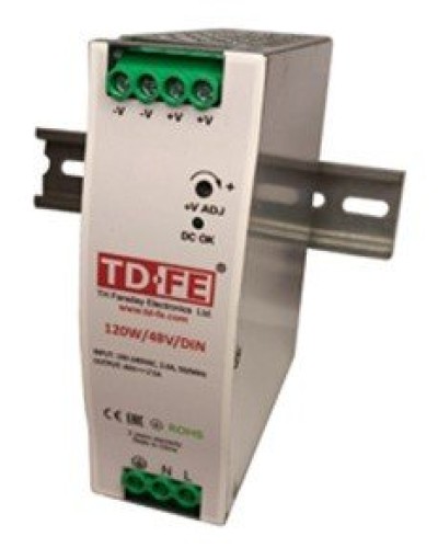 120W/48V/DIN. Блок питания. FARADAY в Смоленске