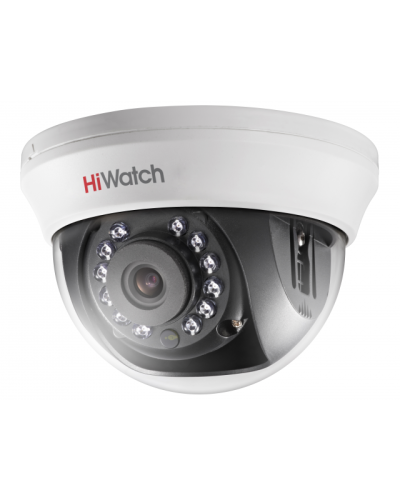 DS-T201(B) (3.6мм). Бюджетная видеокамера мультиформатная купольная. HiWatch в Смоленске