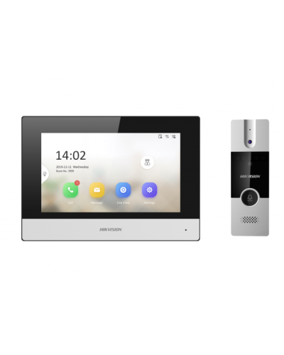DS-KIS302-P. Комплект IP видеодомофона. Hikvision в Смоленске