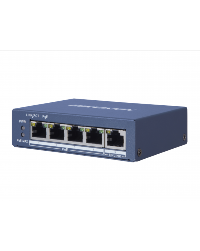 DS-3E0505P-E/M. Коммутатор с питанием POE. Hikvision в Смоленске