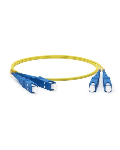 FC-D2-9-SC/UR-SC/UR-H-3M-LSZH-YL. Патч-корд волоконно-оптический одномодовый. Hyperline в Смоленске