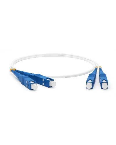 FC-D2-9A1-SC/UR-SC/UR-H-1M-LSZH-WH. Патч-корд волоконно-оптический SC-SC. Hyperline в Смоленске