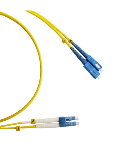 FC-D2-9-LC/UR-SC/UR-H-3M-LSZH-YL. Патч-корд волоконно-оптический LC/UPC-SC/UPC. Hyperline в Смоленске