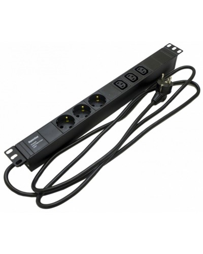 SHE19-3SH-3IEC-2.5EU. Блок розеток 19. Hyperline в Смоленске