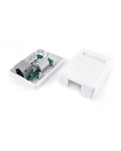 SB1-1-8P8C-C6-SH-WH. Розетка RJ-45. Hyperline в Смоленске