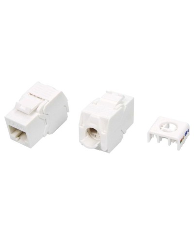 KJ8-8P8C-C6-180-TLS-WH. Вставка Keystone Jack RJ-45. Hyperline в Смоленске