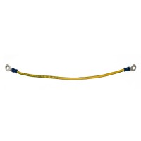 TGRD-CP-20. Кабель заземления кольцо-разъем(мама) 0.20м. Hyperline