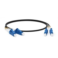 FC-D2-9-LC/UR-LC/UR-H-25M-LSZH-BK. Патч-корд волоконно-оптический одномодовый. Hyperline