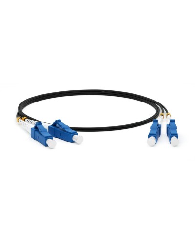 FC-D2-9-LC/UR-LC/UR-H-25M-LSZH-BK. Патч-корд волоконно-оптический одномодовый. Hyperline в Смоленске