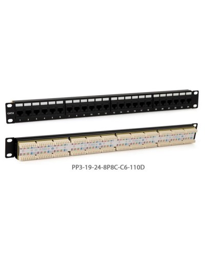 PP3-19-24-8P8C-C5E-110D. Патч-панель 19. Hyperline в Смоленске