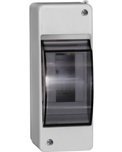 Корпус пластиковый КМПн 2/2 IP30 белый KREPTA 3 (MKP42-N-02-30-20). Щиток модульный с прозрачной дверцей, настенный. IEK в Смоленске
